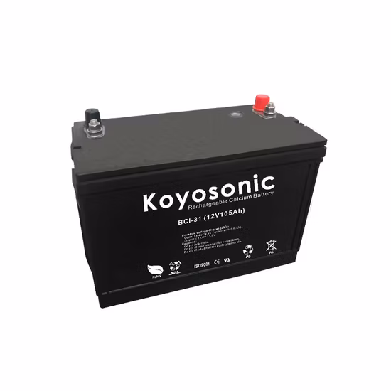 Batteria 70Ah 12V, piccola batteria avviamento al piombo calcio, batteria al litio 65Ah