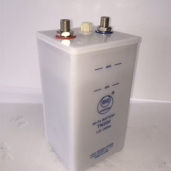 Batteria di accumulo ricaricabile al nichel-cadmio a ciclo profondo per centrale elettrica da 110 V 220 V per impianto solare/inverter/utensile elettrico/auto elettrica Agv