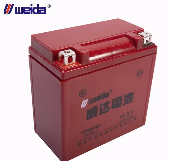 Batteria per moto 12n9/12V9ah/batteria ad alte prestazioni/batteria al piombo/batteria Powersport