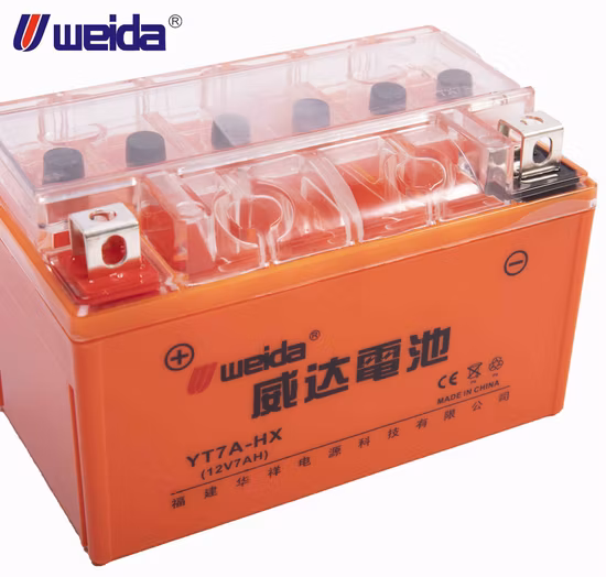 Batteria moto Ytx7-BS/12V7ah/Batteria ad alte prestazioni/Batteria al piombo/Batteria Powersports