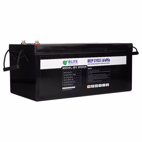 Batteria al litio Batteria solare per camper a lunga durata 12V 300Ah Batteria agli ioni di litio Li-ion LiFePO4